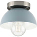 Progress Lighting - P350217-164 - One Light Flush Mount - Eva - Coastal Blue