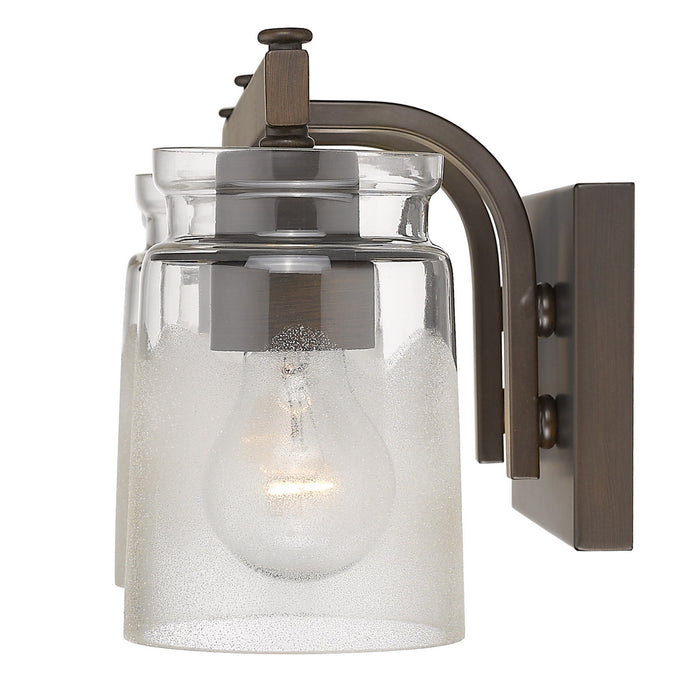 Golden - 1405-BA3 RBZ-CAG - Three Light Vanity Light - Travers - Rubbed Bronze