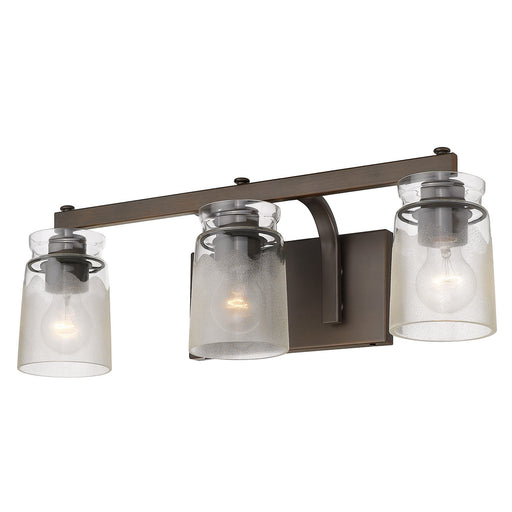 Travers Three Light Vanity Light Rubbed Bronze
