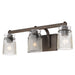 Golden - 1405-BA3 RBZ-CAG - Three Light Vanity Light - Travers - Rubbed Bronze