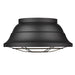Golden - 7316-OFM NB - Three Light Outdoor Flush Mount - Bartlett - Natural Black