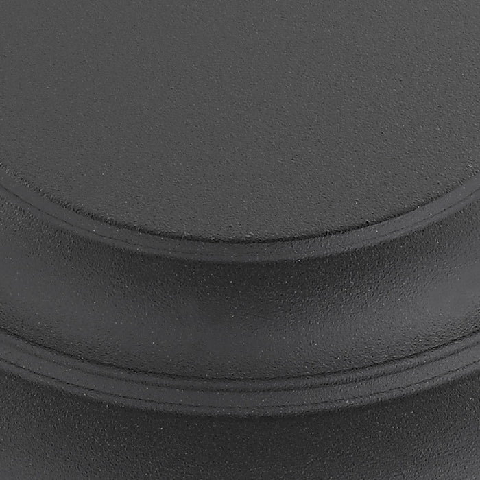 Golden - 7316-OFM NB - Three Light Outdoor Flush Mount - Bartlett - Natural Black