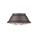 Golden - 7316-OFM TBZ - Three Light Outdoor Flush Mount - Bartlett - Textured Bronze
