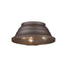 Golden - 7316-OFM TBZ - Three Light Outdoor Flush Mount - Bartlett - Textured Bronze