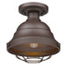 Golden - 7316-OSF TBZ - One Light Outdoor Semi-Flush Mount - Bartlett - Textured Bronze
