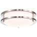 Nuvo Lighting - 62-1635 - LED Flush Mount - Glamour - Brushed Nickel