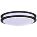 Nuvo Lighting - 62-1737 - LED Flush Mount - Glamour - Matte Black