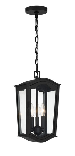 Houghton Hall Three Light Outdoor Chain Hung Sand Coal