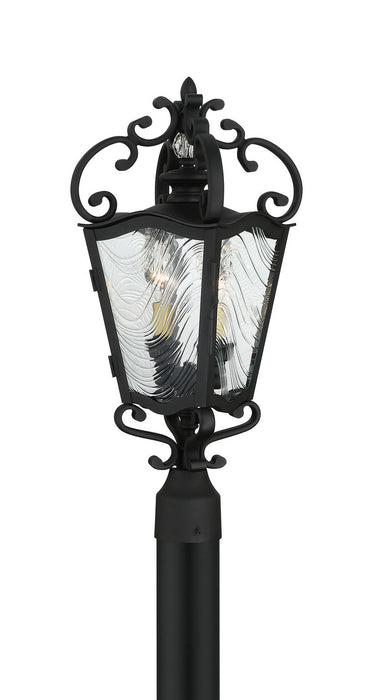 Minka-Lavery - 9335-661 - Two Light Outdoor Post Mount - Brixton Ivey - Sand Coal w/Soft Brass