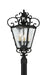 Minka-Lavery - 9336-661 - Three Light Outdoor Post Mount - Brixton Ivey - Coal And Soft Brass