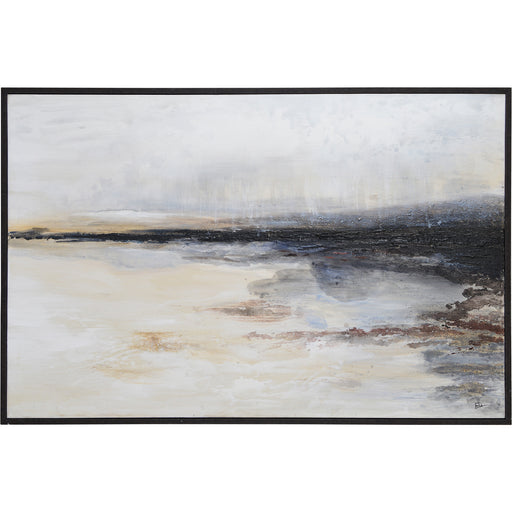 Warran Canvas Art Black