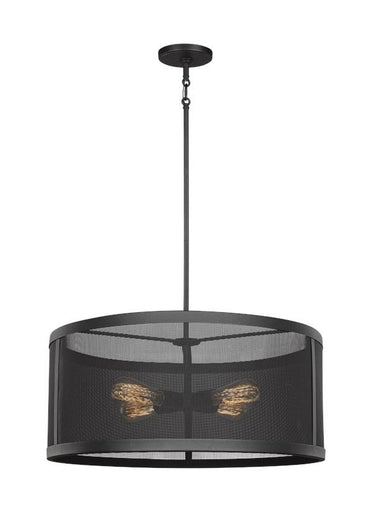 Gereon Four Light Pendant Black