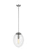 Visual Comfort Studio - 6701801EN7-04 - One Light Pendant - Leo H.G. - Satin Aluminum