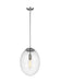 Visual Comfort Studio - 6801801EN7-04 - One Light Pendant - Leo H.G. - Satin Aluminum