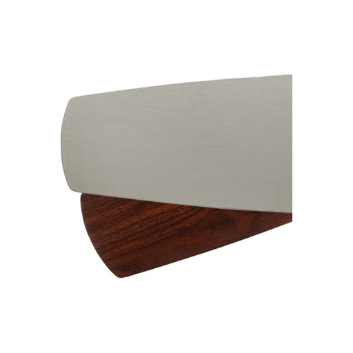 Apex Fan Blades Satin Nickel / Walnut