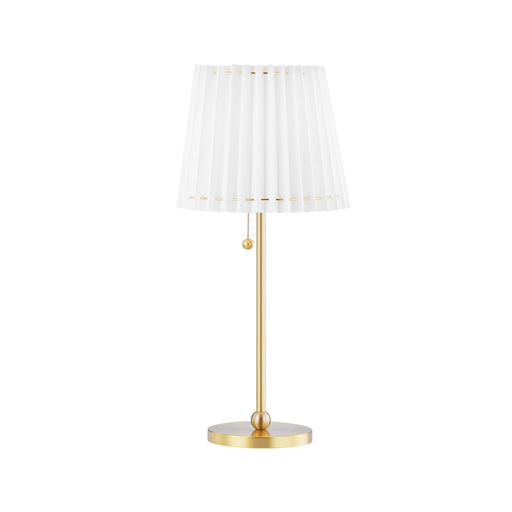 Demi LED Table Lamp Aged Brass