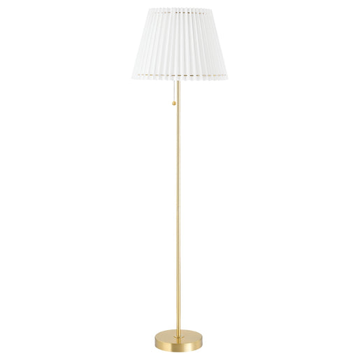 Demi LED Floor Lamp Aged Brass