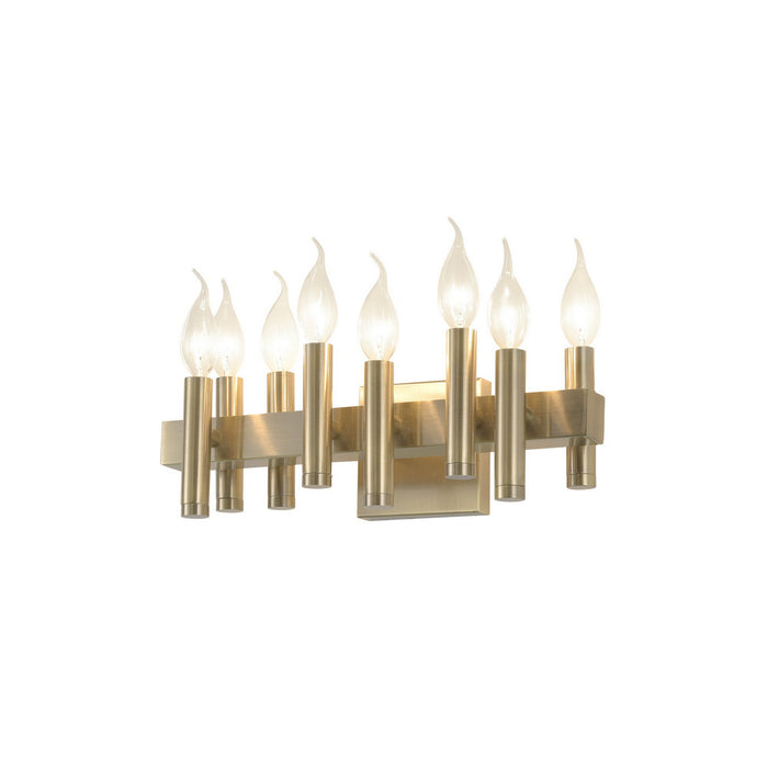 Varaluz - 357B08BB - Eight Light Bath - Collette - Antique Brass