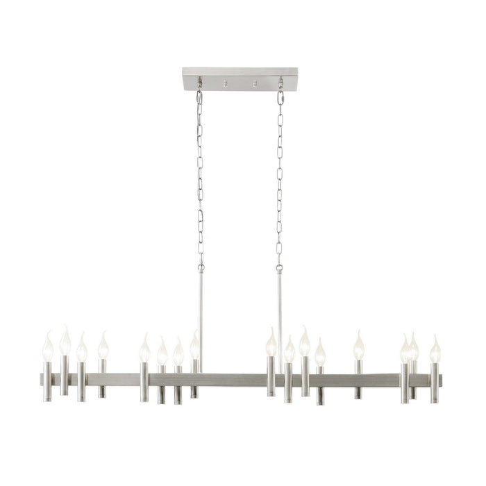Varaluz - 357N16SN - 16 Light Linear Pendant - Collette - Satin Nickel