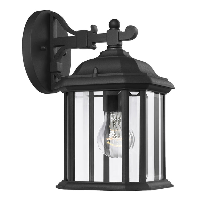 Generation Lighting - 84029-12 - One Light Outdoor Wall Lantern - Kent - Black