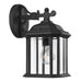 Generation Lighting - 84029-12 - One Light Outdoor Wall Lantern - Kent - Black