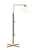 Visual Comfort Studio - KT1301BBSBNZ1 - One Light Floor Lamp - Franklin - Burnished Brass and Deep Bronze