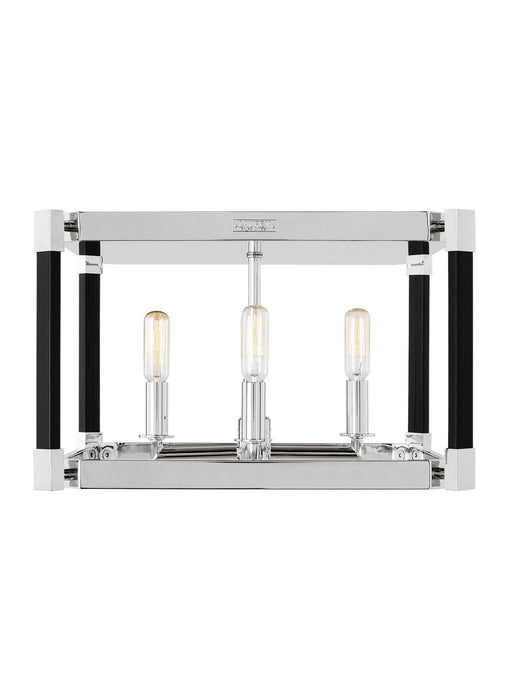 Visual Comfort Studio - LF1034PN - Four Light Flush Mount - Hadley - Polished Nickel