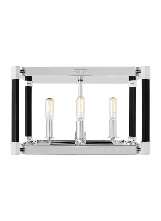 Visual Comfort Studio - LF1034PN - Four Light Flush Mount - Hadley - Polished Nickel