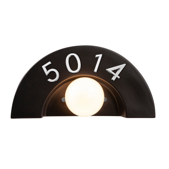 Justice Designs - CER-3020-CRB - One Light Wall Sconce - Ambiance Collection - Carbon - Matte Black