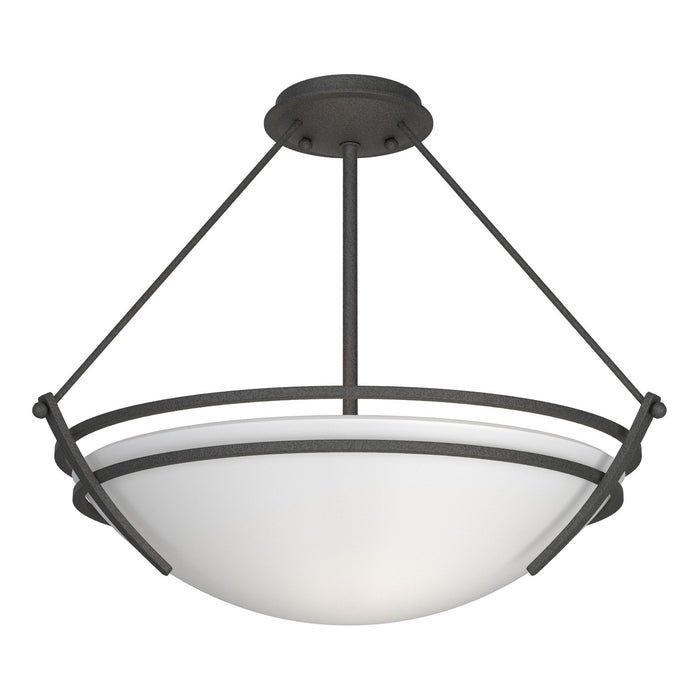 Hubbardton Forge - 124432-SKT-20-GG0020 - Three Light Semi-Flush Mount - Tryne - Natural Iron