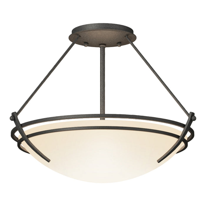 Hubbardton Forge - 124422-SKT-20-GG0047 - Two Light Semi-Flush Mount - Tryne - Natural Iron