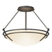 Hubbardton Forge - 124422-SKT-20-GG0047 - Two Light Semi-Flush Mount - Tryne - Natural Iron