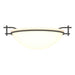 Hubbardton Forge - 124251-SKT-20-GG0045 - One Light Semi-Flush Mount - Moonband - Natural Iron