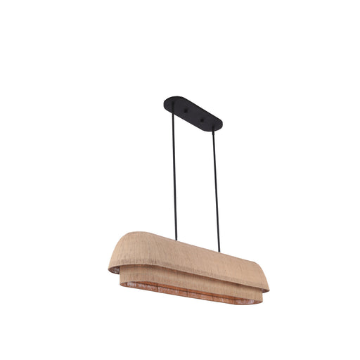 Seychelles Eight Light Island Pendant Matte Black