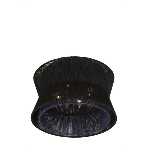 Madura Four Light Flush Mount Matte Black