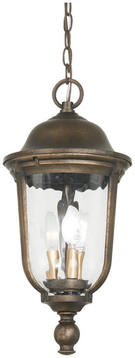 Havenwood Three Light Outdoor Chain Hung Tauira Bronze And Alder Silver