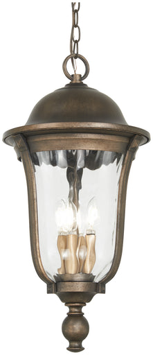 Havenwood Four Light Outdoor Chain Hung Tauira Bronze And Alder Silver