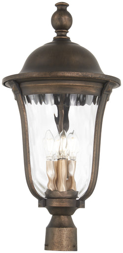 Havenwood Four Light Outdoor Post Mount Tauira Bronze And Alder Silver