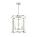 Hunter - 19117 - Four Light Chandelier - Astwood - Brushed Nickel