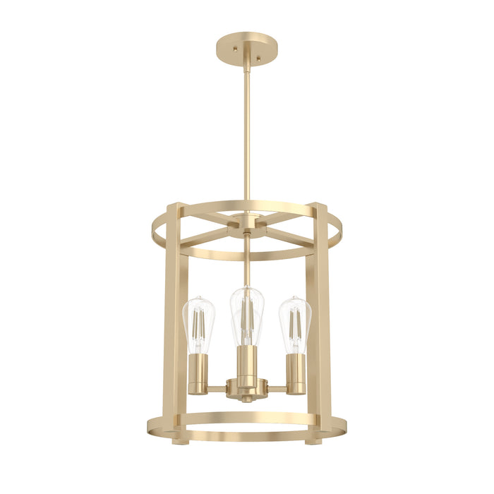 Hunter - 19959 - Four Light Chandelier - Astwood - Alturas Gold