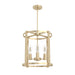 Hunter - 19959 - Four Light Chandelier - Astwood - Alturas Gold