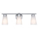 Kichler - 55121NI - Three Light Bath - Stamos - Brushed Nickel