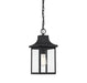 Meridian - M50052BK - One Light Outdoor Hanging Lantern - Black