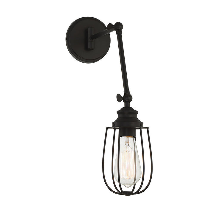 Meridian - M90022MBK - One Light Wall Sconce - Matte Black