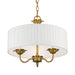 Livex Lighting - 41773-48 - Three Light Pendant - Edinburgh - Antique Gold Leaf