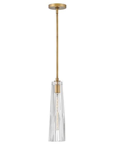 Cosette LED Pendant Heritage Brass