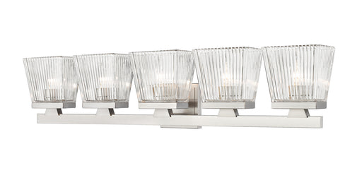 Astor Five Light Vanity Brushed Nickel