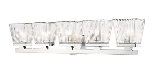 Astor Five Light Vanity Chrome