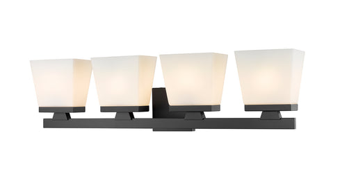 Astor Four Light Vanity Matte Black