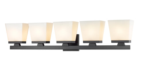 Astor Five Light Vanity Matte Black